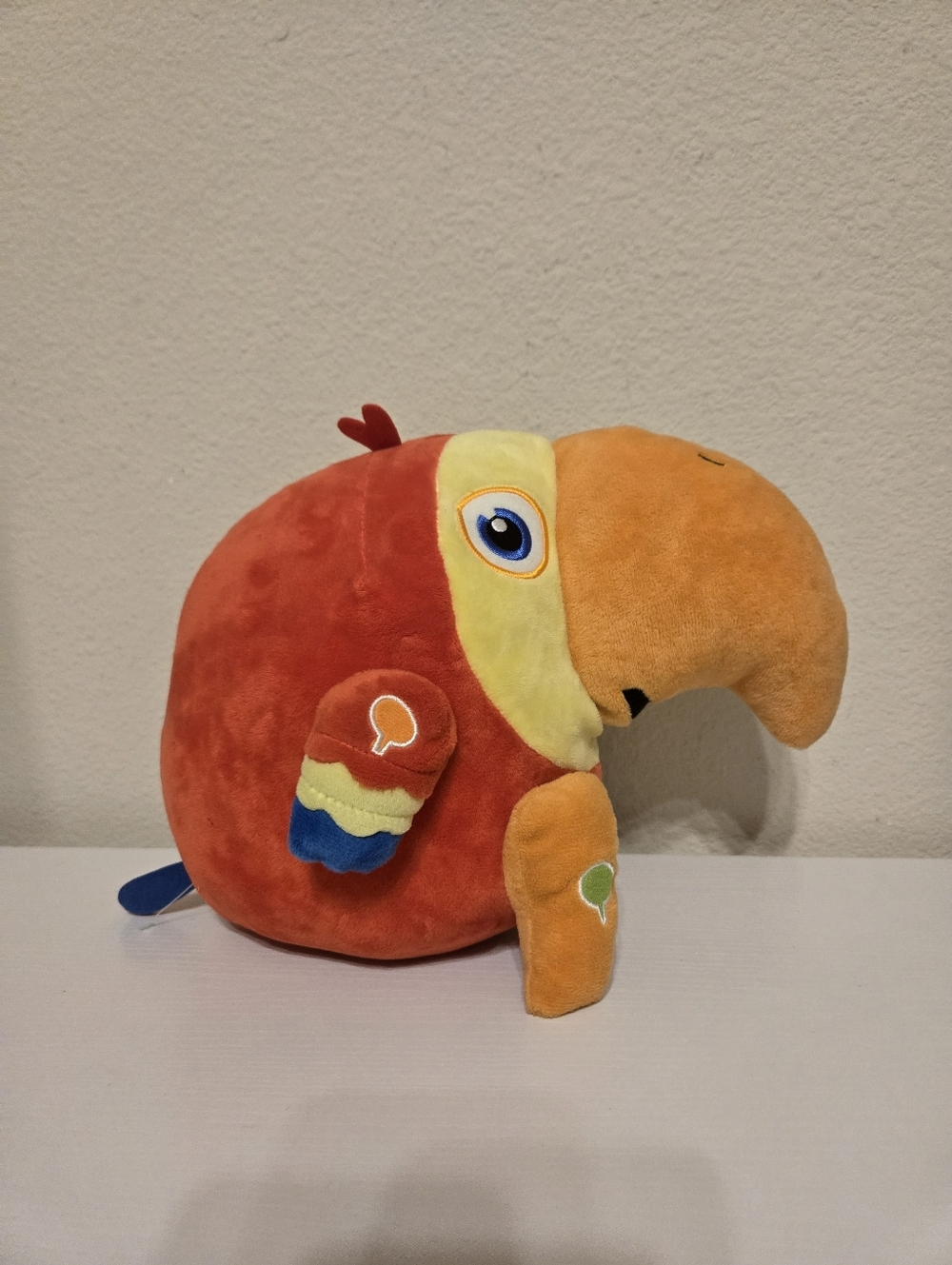 BabyFirst Talking Plush Toy - Orange with Rainbow Accents - Picture 3 of 7
